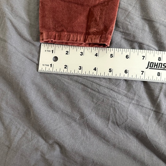 DL1961 MARGAUX Mid-Rise Instasculpt  Ankle Skinny Fervid Velvet Pant Size 26 - Picture 13 of 15